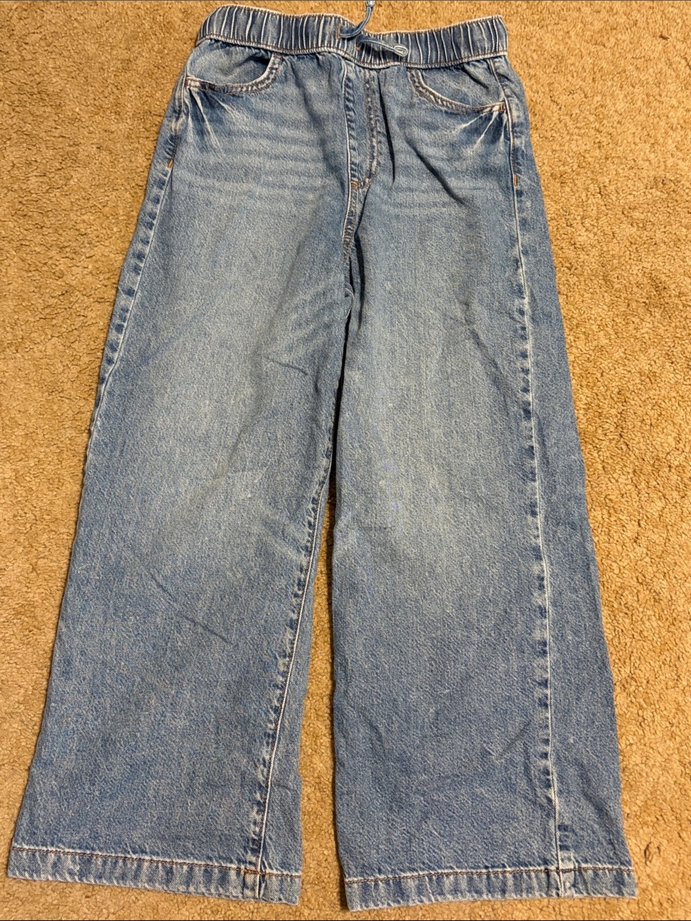 Cotton On Kids Pull On Wide Leg Denim